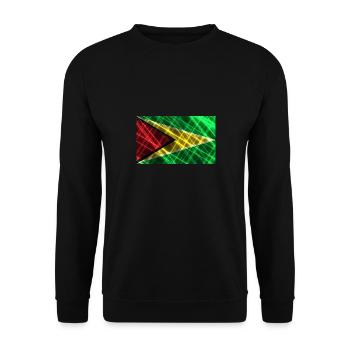 Cadeau pour la Guyane - Sweat-shirt Unisexe - noir - Devant - Alina (178cm) & Michal (187cm)