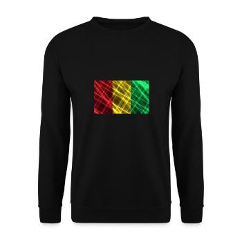 Style Guinée - Sweat-shirt Unisexe - noir - Devant - Alina (178cm) & Michal (187cm)