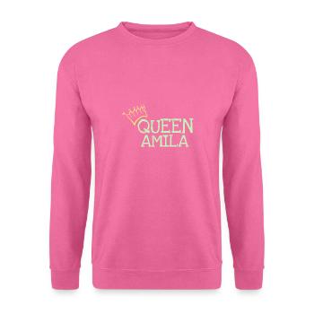 Geschenk für Amila - Unisex Pullover - Pink - Vorne