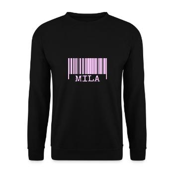 Mila Mila - Unisex Pullover - Schwarz - Vorne - Alina (178cm) & Michal (187cm)