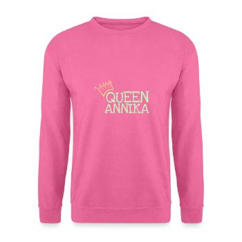 Annika comme prénom - Sweat-shirt Unisexe - rose - Devant
