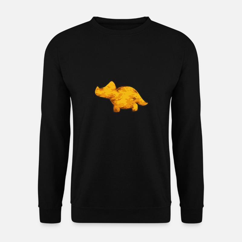 Dino Nuggets Dinosaur Chicken Nuggets - Unisex Sweatshirt - black