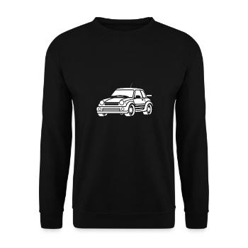 Rally Vehicle - Unisex Sweatshirt - black - Front - Alina (178cm) & Michal (187cm)