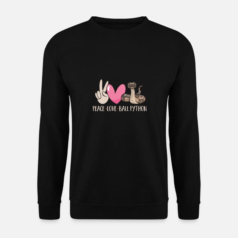 Ball Python Schlange Königspython - Unisex Pullover - Schwarz