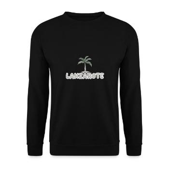 Lanzarote Lanzarote - Unisex Sweatshirt - black - Front - Alina (178cm) & Michal (187cm)