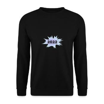 2022 - Unisex Pullover - Schwarz - Vorne - Alina (178cm) & Michal (187cm)