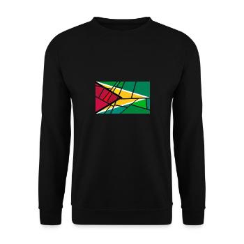 Cadeau pour le Guyana - Sweat-shirt Unisexe - noir - Devant - Alina (178cm) & Michal (187cm)