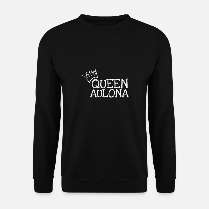 First name Aulona - Unisex Sweatshirt - black