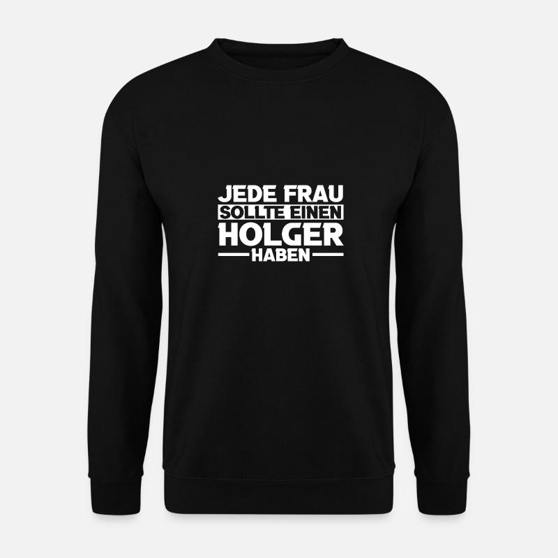 Holger - Unisex Pullover - Schwarz