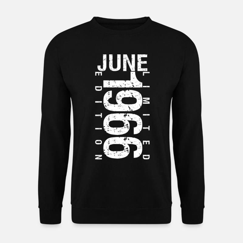 Juni 1966 Juni Geburtstagsgeschenk Juni 1966 - Unisex Pullover - Schwarz