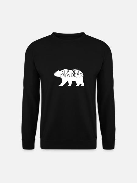 Papa Bear - Unisex Sweatshirt - black