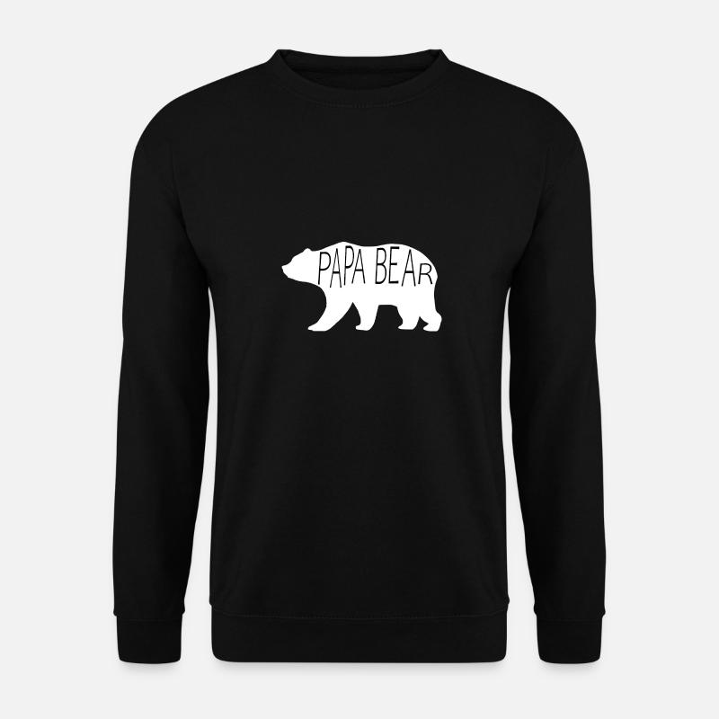 Papa Bear - Unisex Sweatshirt - black