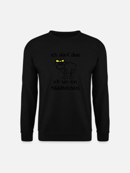 maeaehdchen_darf_das_2f - Sweat-shirt Unisexe - noir