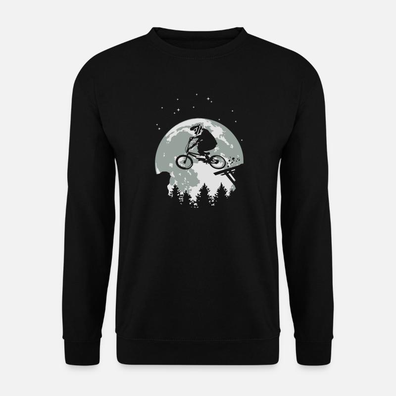 Full moon and BMX flex - Sweat-shirt Unisexe - noir