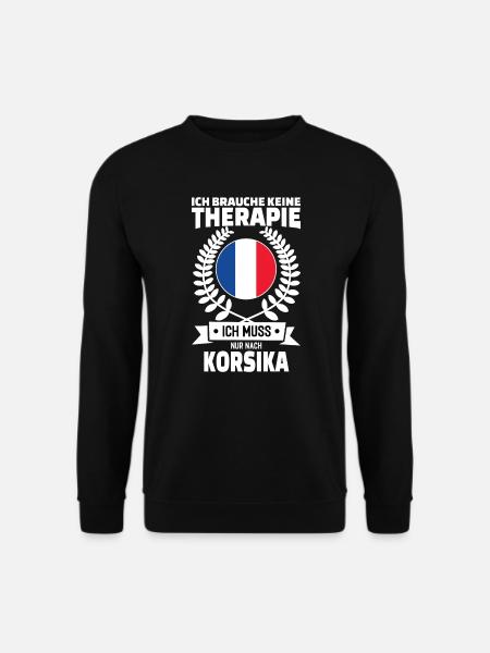 Korsika Frankreich Urlaub - Unisex Pullover - Schwarz