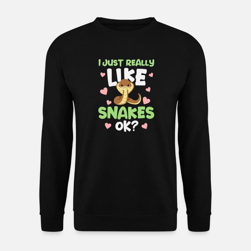 Snake snakes - Unisex Sweatshirt - black