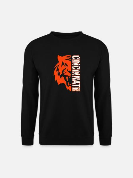 Cincinnati Football – Tiger Power Design - Unisex Pullover - Schwarz