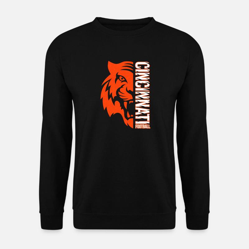 Cincinnati Football – Tiger Power Design - Unisex Pullover - Schwarz
