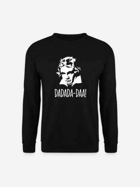 Drôle Beethoven 5ème Symphonie numéro 5 Dadada-Daa! - Sweat-shirt Unisexe - noir