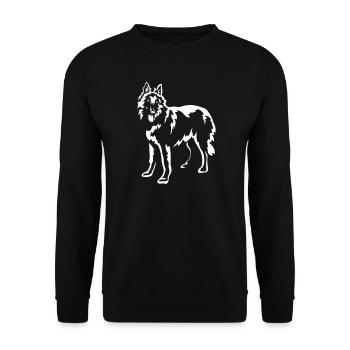Tervueren "Black Edition" - Unisex Sweatshirt - black - Front - Alina (178cm) & Michal (187cm)