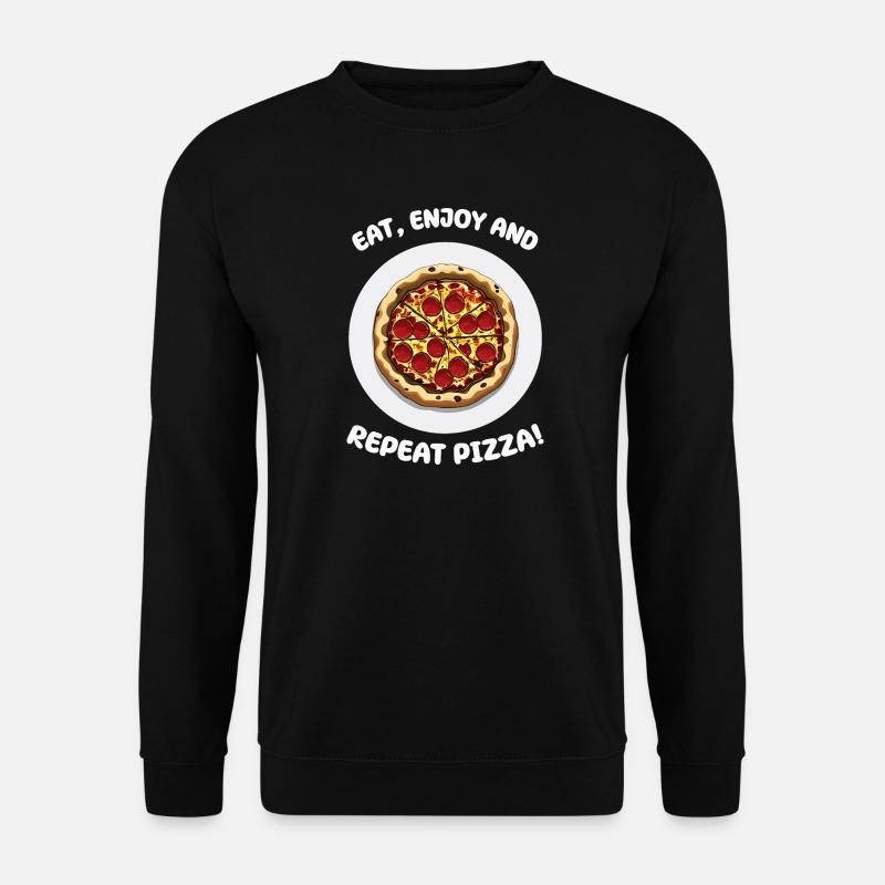 Pizza - Unisex Sweatshirt - black