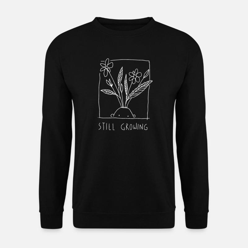 Growing / Wachsen Invert - Unisex Sweatshirt - black