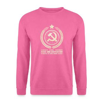 Kommunistischer Internationalismus. - Unisex Pullover - Pink - Vorne