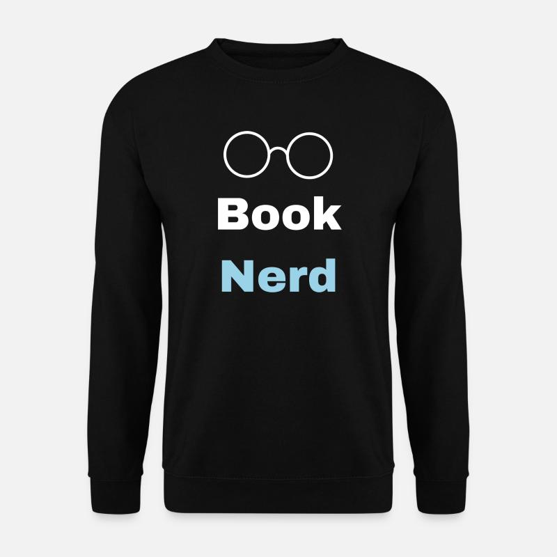 Buch-Nerd - Unisex Pullover - Schwarz