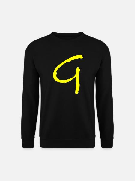 Buchstabe G - Unisex Pullover - Schwarz