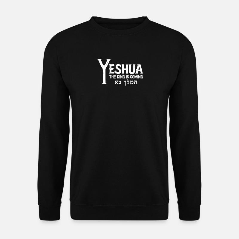Yeshua Le Roi Venant Illustration - Sweat-shirt Unisexe - noir
