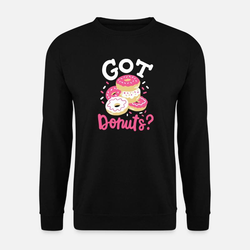 Donuts Donut-Liebhaber - Unisex Pullover - Schwarz