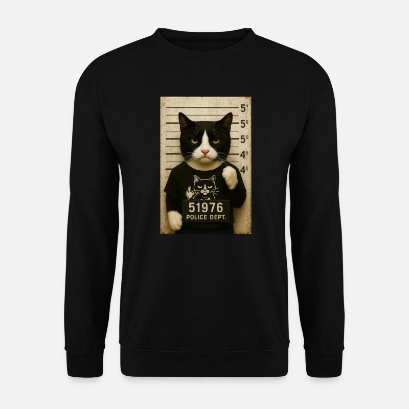Jailcat - Unisex Pullover - Schwarz