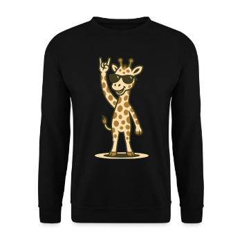 Tall & Loud - Unisex Sweatshirt - black - Front - Alina (178cm) & Michal (187cm)
