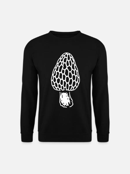 Morel - Mushroom Picker - Mushrooms - Saying - Unisex Sweatshirt - black