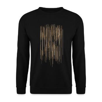 Stripe Pattern / Background - Unisex Sweatshirt - black - Front - Alina (178cm) & Michal (187cm)