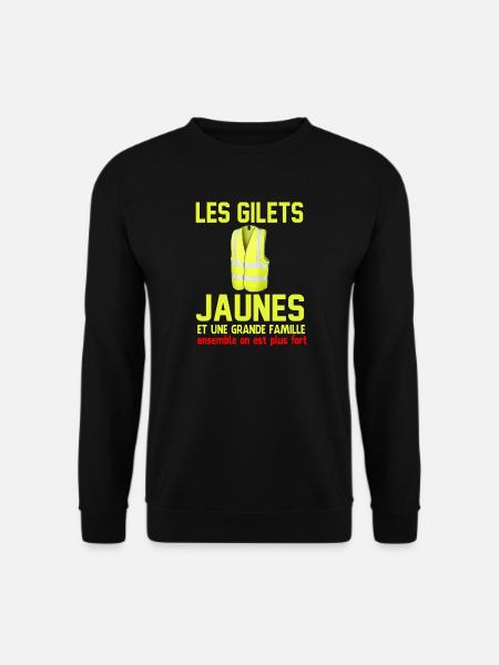 Yellow Vests T-shirt - Unisex Sweatshirt - black