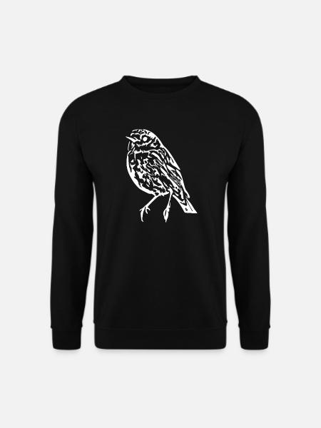 Bird T-shirt Gift Idea Christmas - Unisex Sweatshirt - black