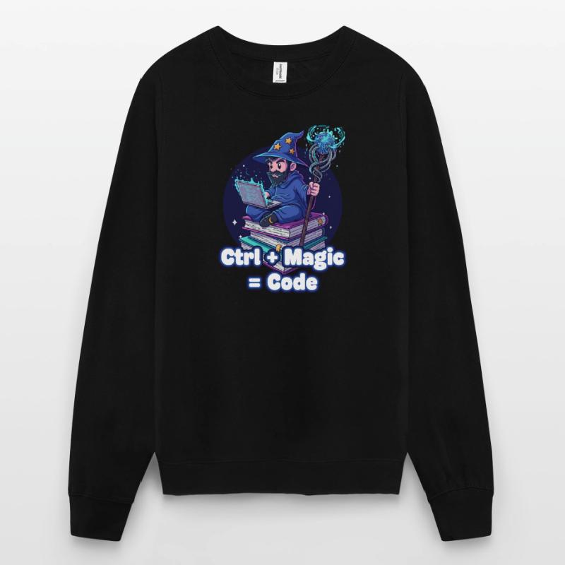 Ctrl Magic Code Wizard Unisex Sweatshirt