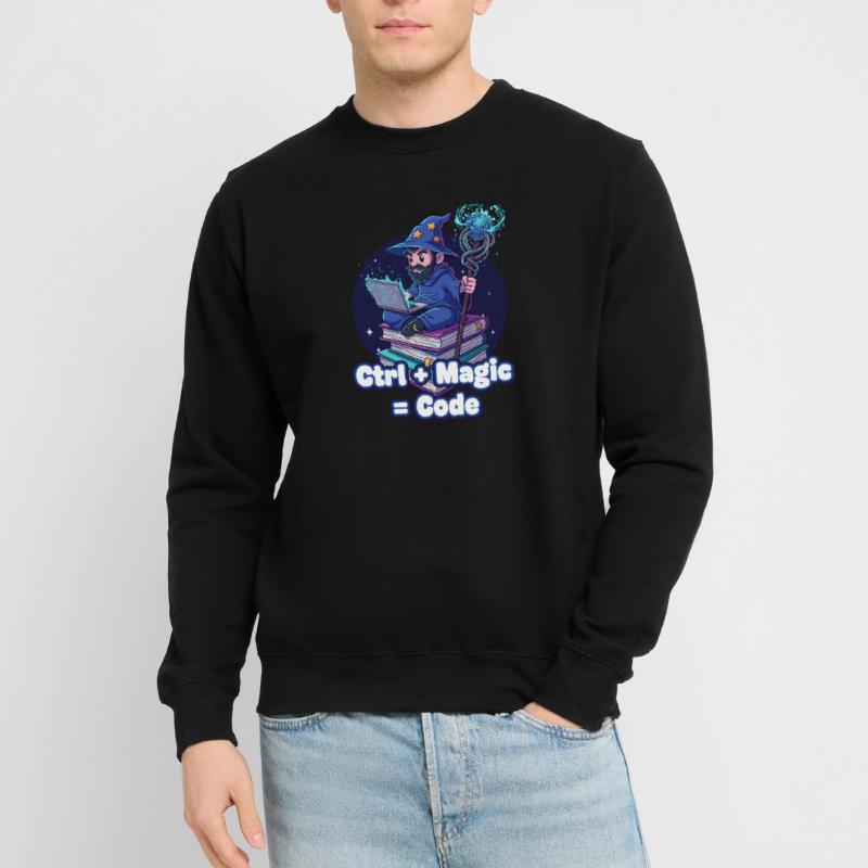 Ctrl Magic Code Wizard Unisex Sweatshirt