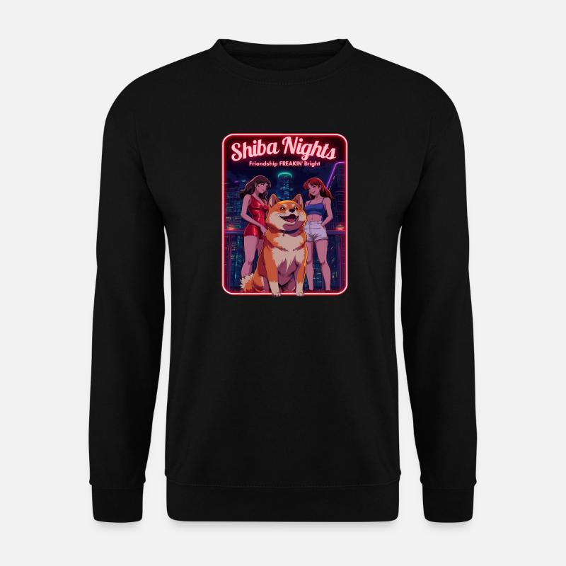 Shiba Nights Neonstadt - Unisex Pullover - Schwarz