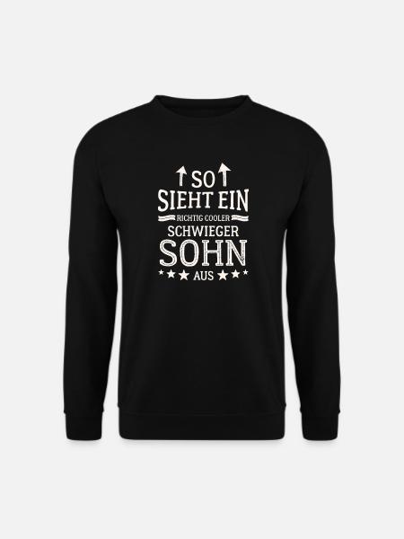 So sieht ein richtig cooler Schwiegersohn aus - Unisex Pullover - Schwarz