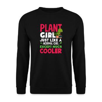 Garten- Und Pflanzenliebhaber Geschenke - Unisex Pullover - Schwarz - Vorne - Alina (178cm) & Michal (187cm)