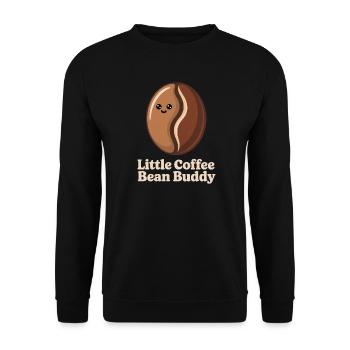Kaffeebohne - Unisex Pullover - Schwarz - Vorne - Alina (178cm) & Michal (187cm)