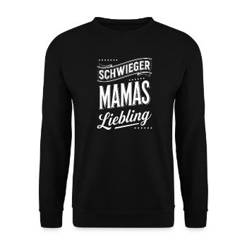 Son-in-law Daughter-in-law Mother-in-law - Unisex Sweatshirt - black - Front - Alina (178cm) & Michal (187cm)