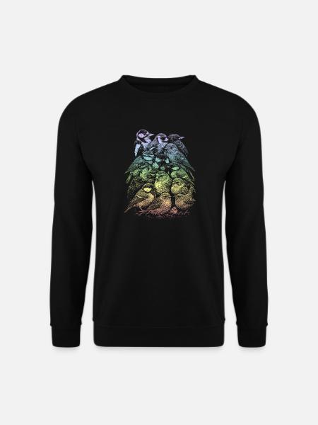 Gartenvogel - Unisex Pullover - Schwarz