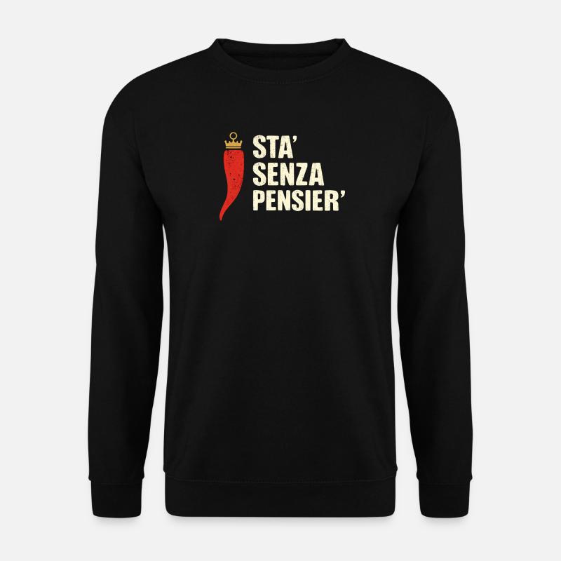 Il est sans réfléchir - Sweat-shirt Unisexe - noir