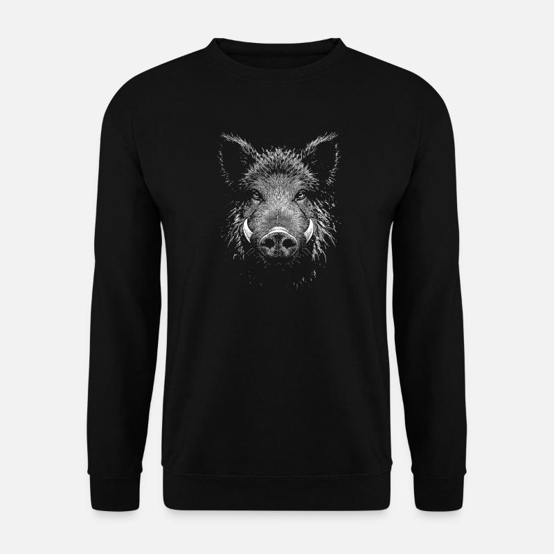 Wild boar - Unisex Sweatshirt - black