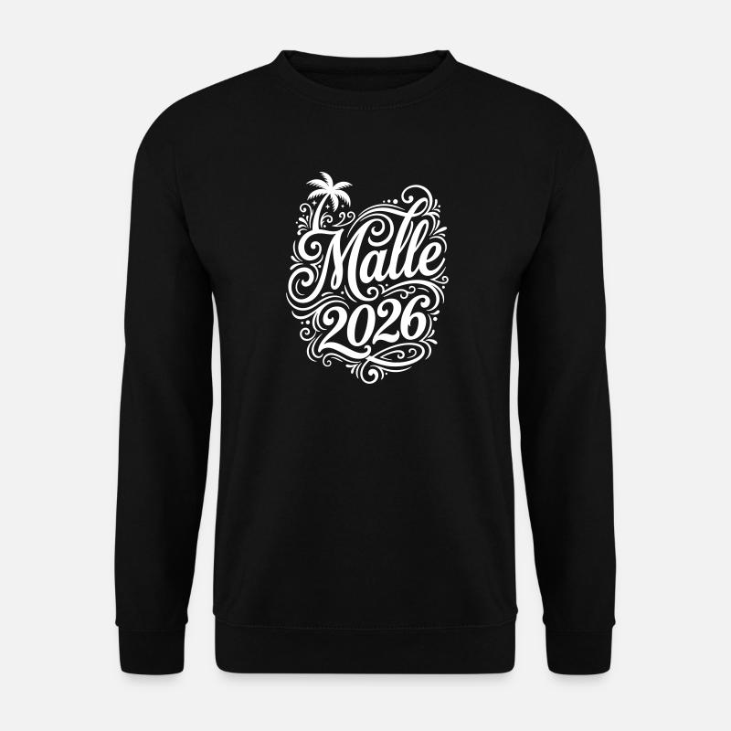 Malle 2026 Palm Tree Holiday - Unisex Sweatshirt - black