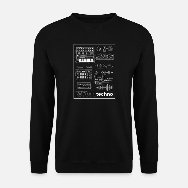 Techno Studio Synthesis - Unisex Sweatshirt - black
