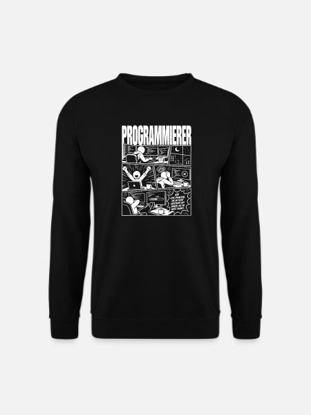 Programmierer lösen unbekannte Probleme - Unisex Pullover - Schwarz